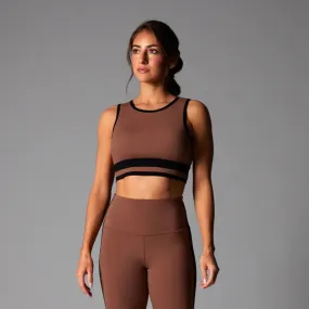 Agility Sports Bra - Clove Stripe