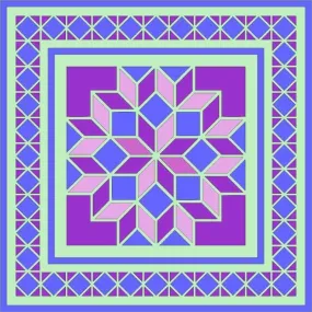 Barn Quilt Pieced Star- Wholesale