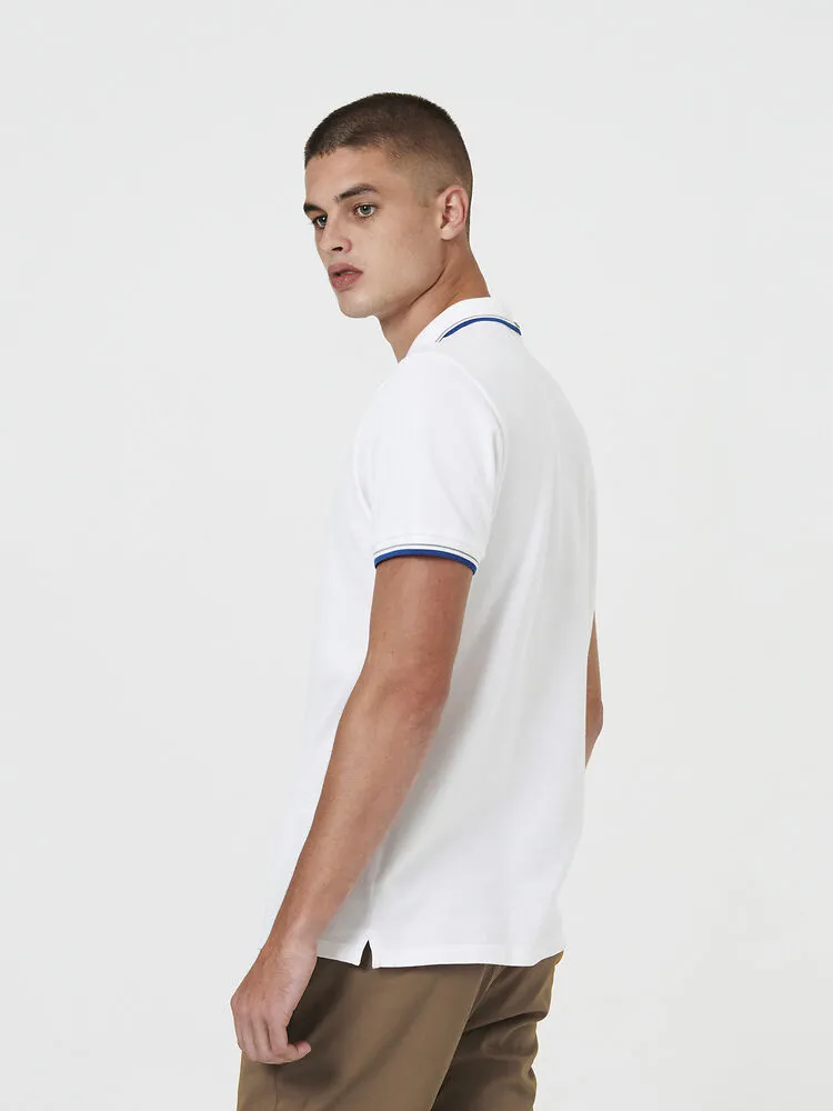 Ben Sherman Organic Signature Polo White BS0059310ORNVW