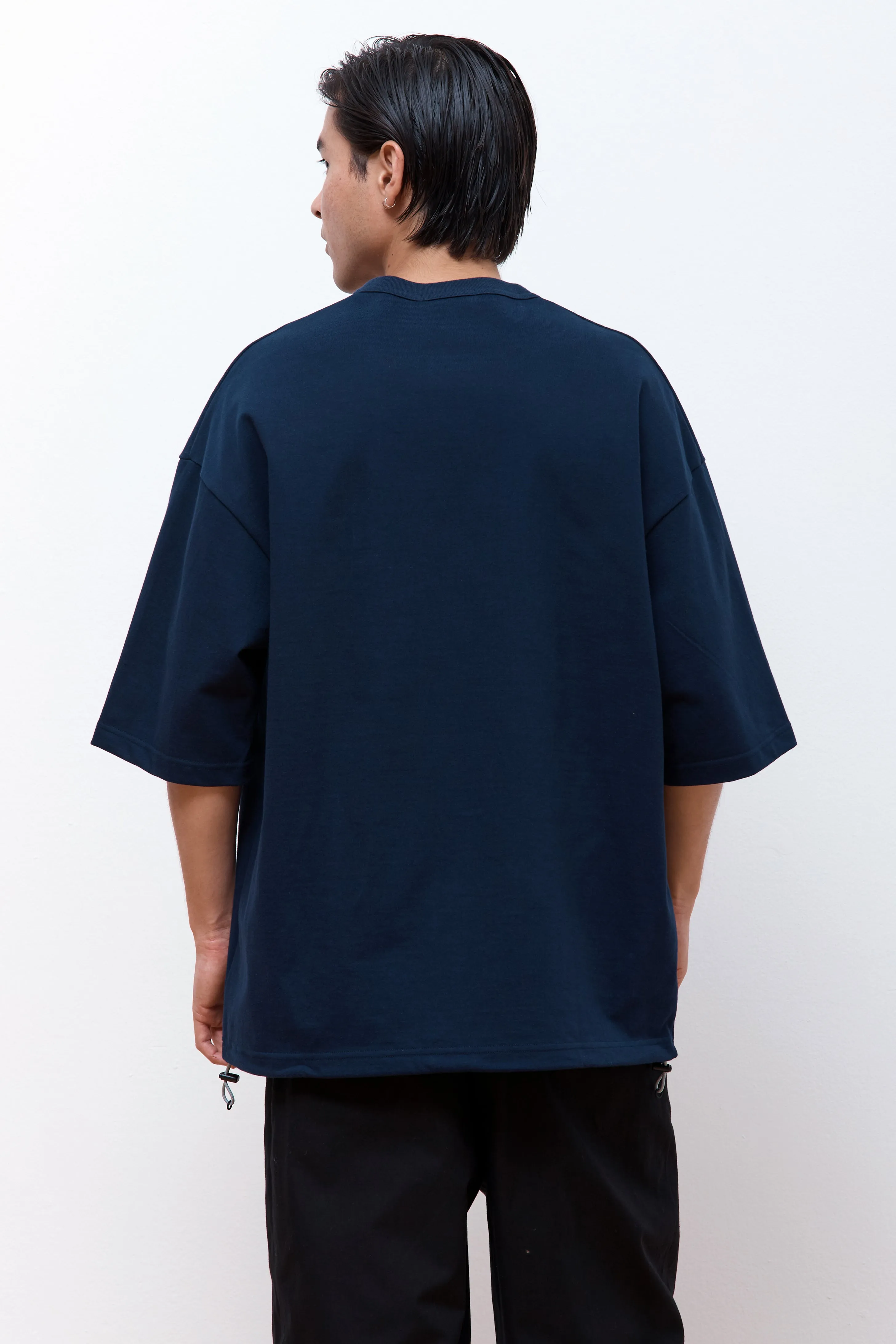 Drawstring T-Shirt Navy