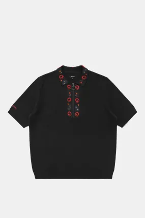 Laurent Jacquard Placket Polo