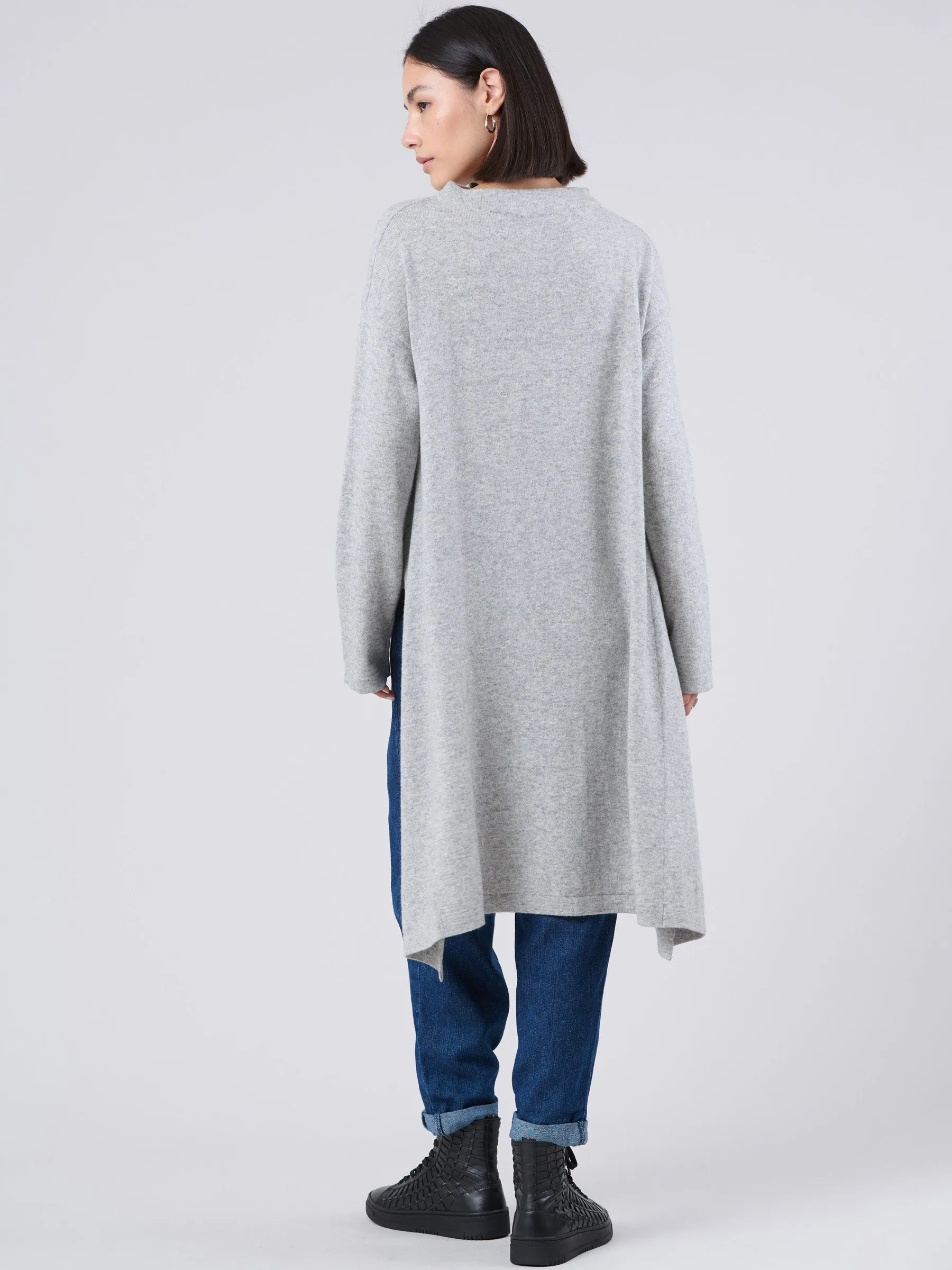 Merino Wool Bamboo Blend Waterfall Sweater