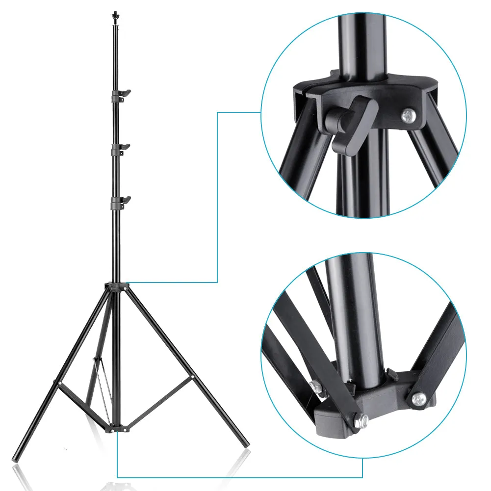 NEEWER 8.5x10FT/2.6x3M Background Stand Support System with Backdrop