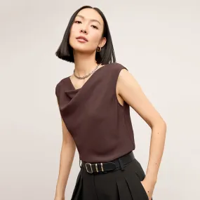 Nora Top - Eco Soft Wave :: Espresso