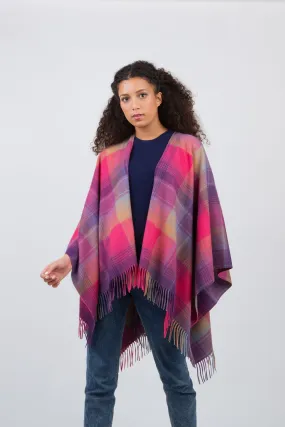 Repeat Edge Cashmere Wrap - Pink