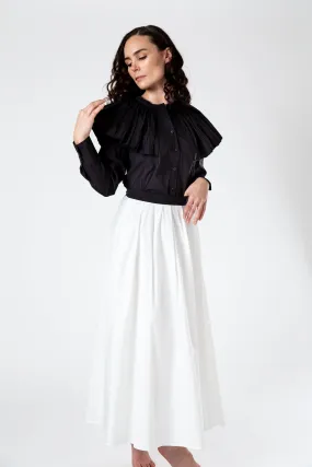 Waistband Skirt - White